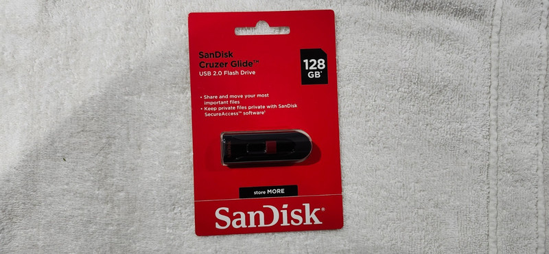 Sandisk Cruzer Glide USB 2.0 128GB Storage