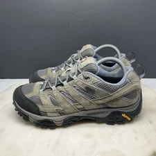 Merrell Moab 2 Shoes Womens Size 9 Waterproof Vibram Hiking Trail Granite J06026
