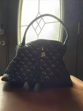 Marc Jacob Memphis Robert Jenna Black Leather Quilted Bag