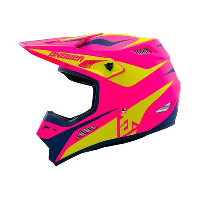 Answer 26 AR1 Youth Helmet Matte Pink/Blue - Meets D.O.T. & ECE Standards