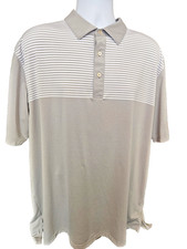 Peter Millar Summer Comfort Polo Shirt Mens XXL Gray Short Sleeve Golf Logo