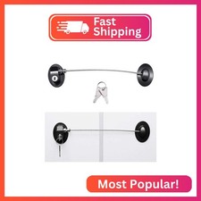 XccMe 2 Pack Refrigerator Locks with 4 Keys,Child Safety Fridge Lock,Refrigerato