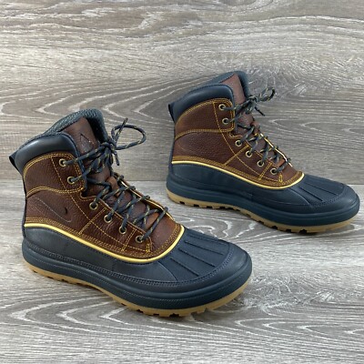 Nike ACG Boots Mens 7.5 UK 6.5 Woodside 2 High Dark Gold  display picture 1