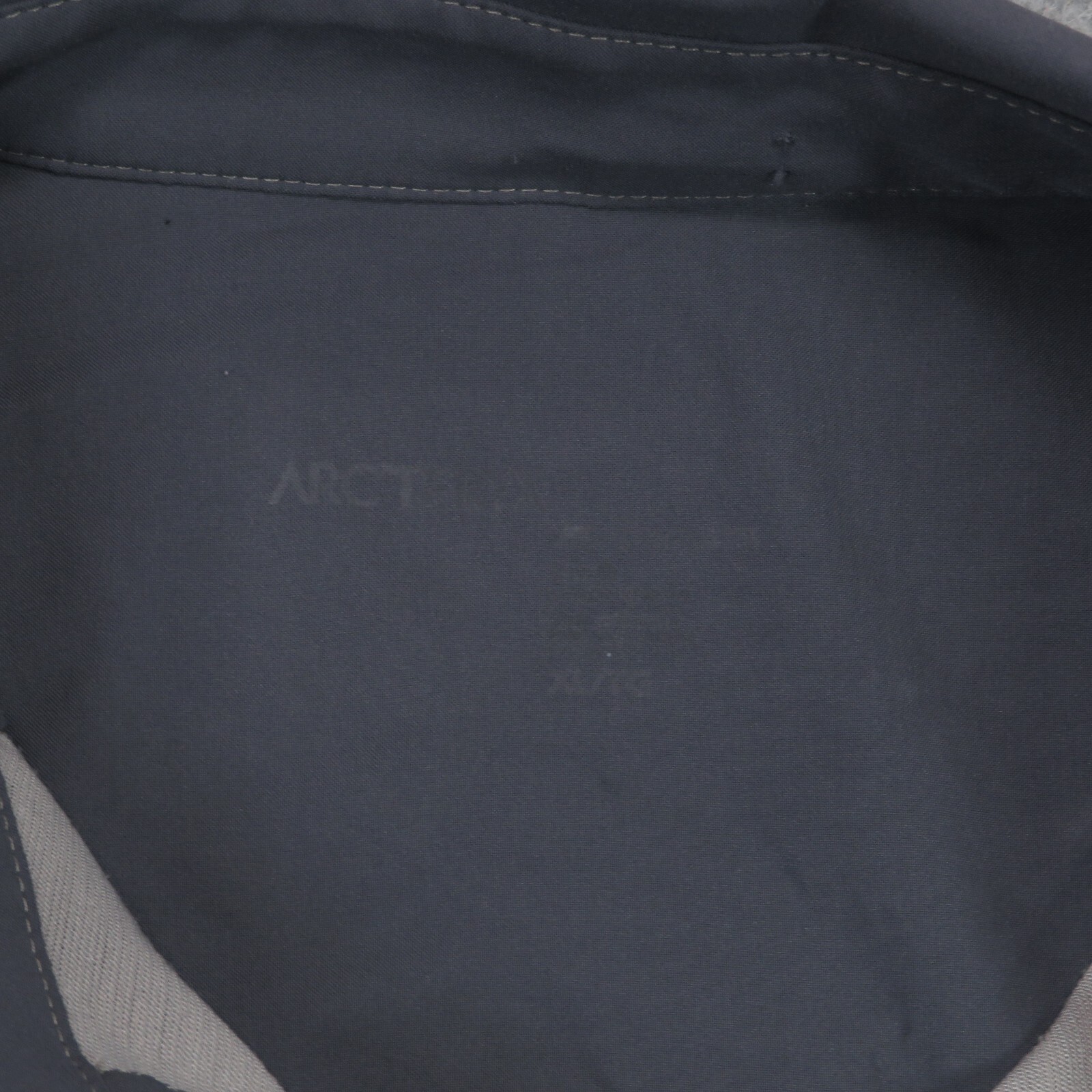 ARC'TERYX Polo Arcteryx uomo XL grigio misto lana strato base performance colletto a scatto