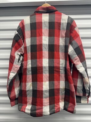 VINTAGE 70s Frostproof Shirt Adult Large Cotton Flannel Insulated