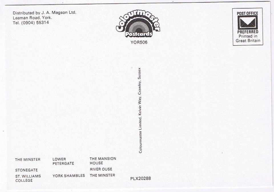 Postcard York England UK Multi View eBay