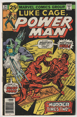 M2897: Power Mann #34, Vol 1, VG F Zustand