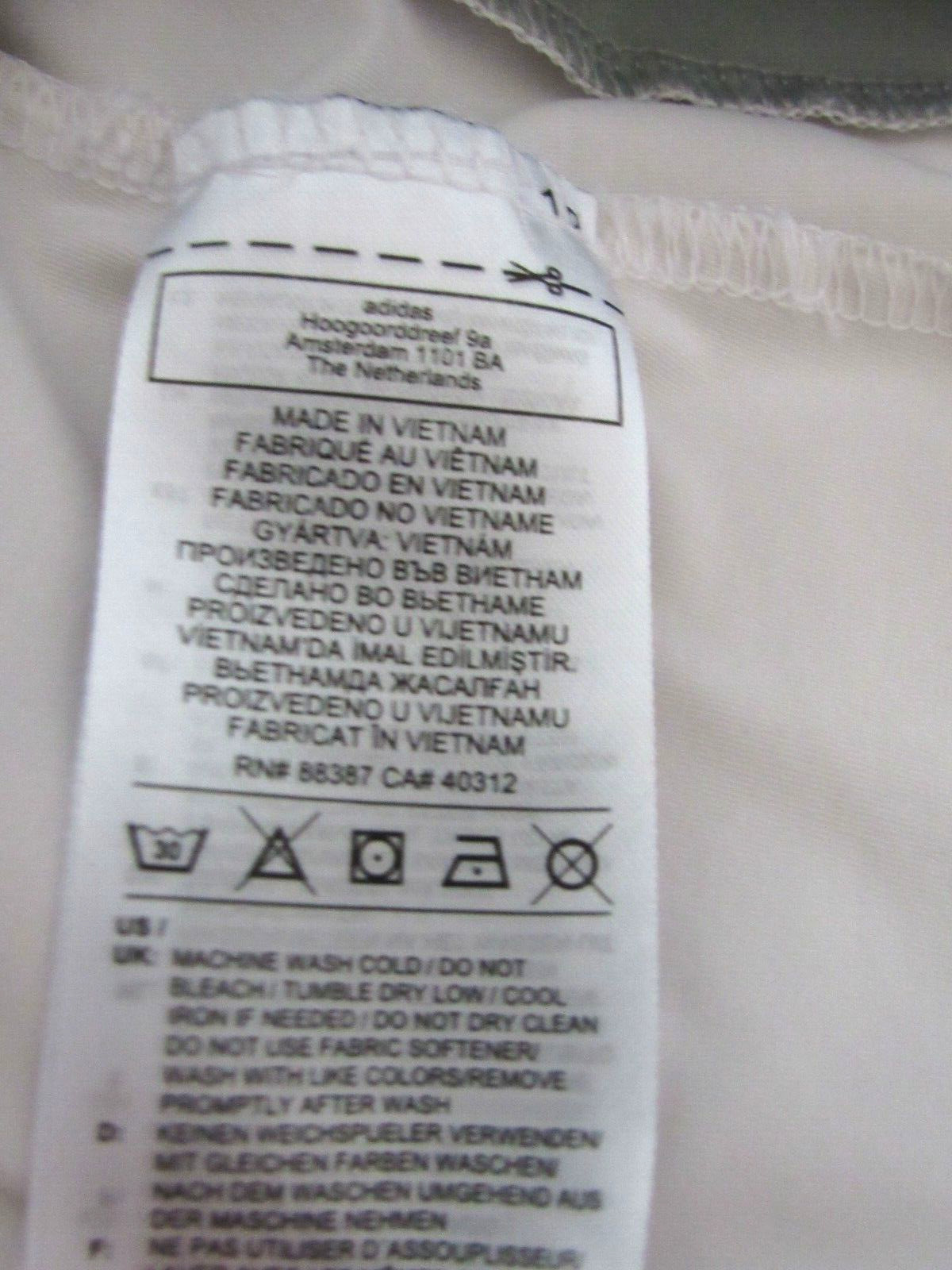 Adidas Gray/White Polyester/Elastane 1/2 Zip Slee… - image 4