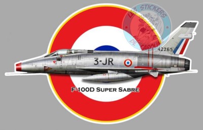 SUPER SWORD STICKER PLANE SQUADRON AIR FORCE COCKADE FRANCE AV154
