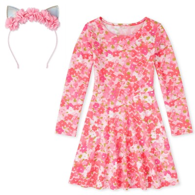 children's place floral dress