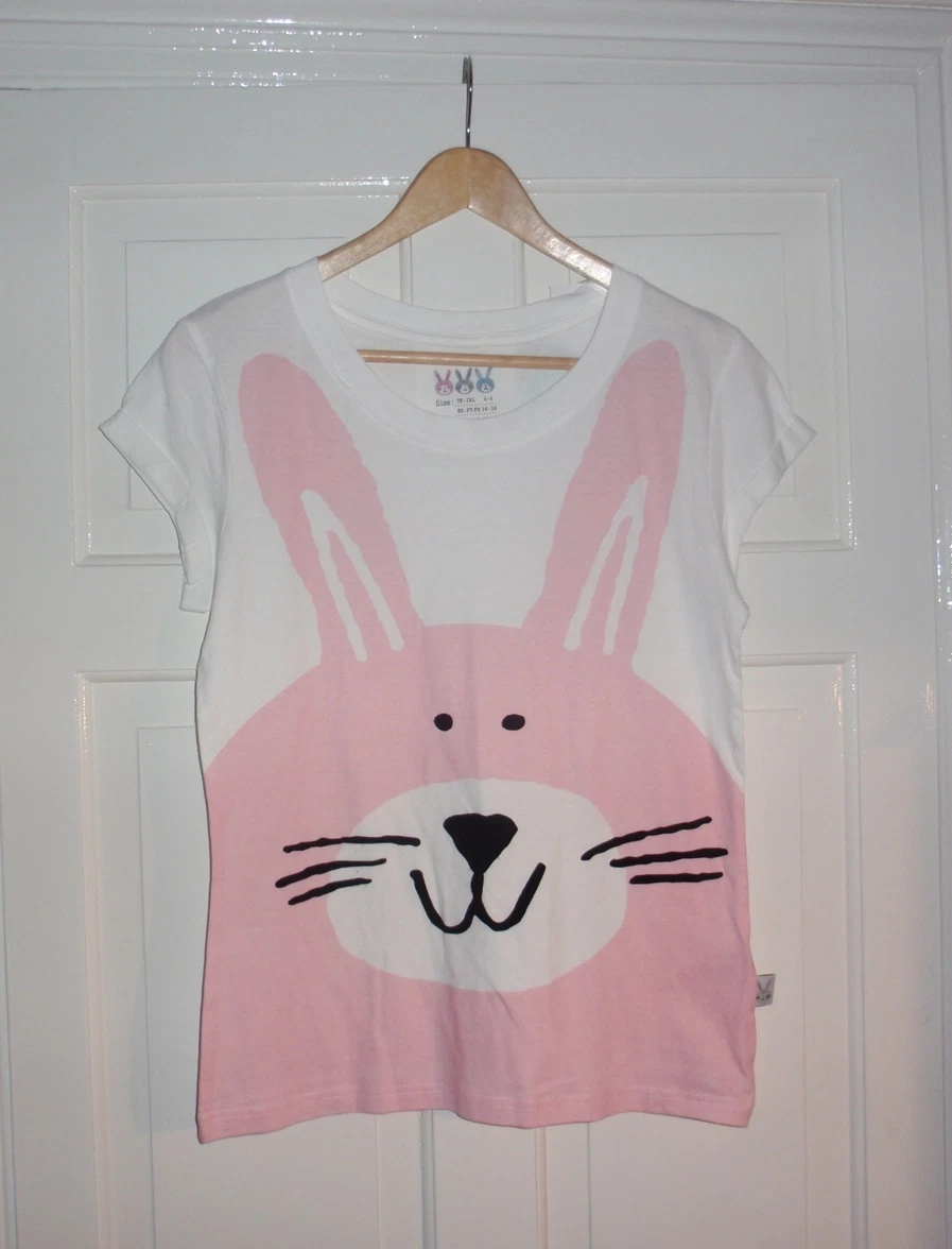 NWT Primark ladies Love to Lounge PINK RABBIT lounge sleep top - various  sizes