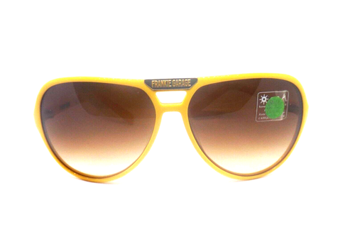 Lunettes de Soleil Homme Donna Goutte Jaune Enveloppe Frankie Garage - Photo 4 sur 5