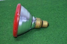 ANCIENNE AMPOULE LAMPE PHILIPS 220 V 80 W COULEUR ROUGE DISCO PAR 38 RAMPE BAL