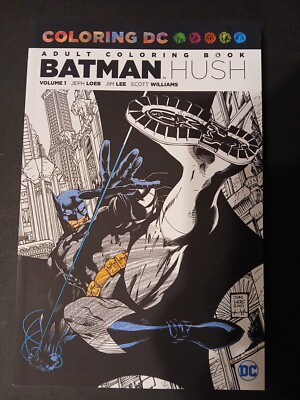 Adult Coloring Book - DC - Batman Hush - Vol 1 - Paperback Graphic ...