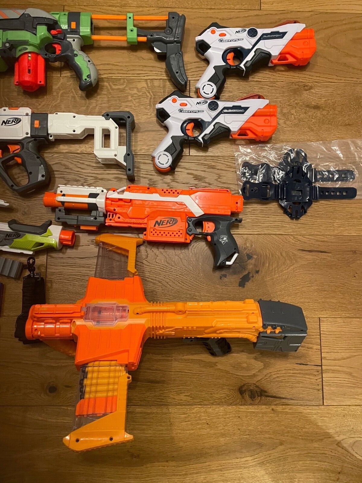 Nerf Guns Bundle 12 Nerf Guns, Laser Nerf guns eBay