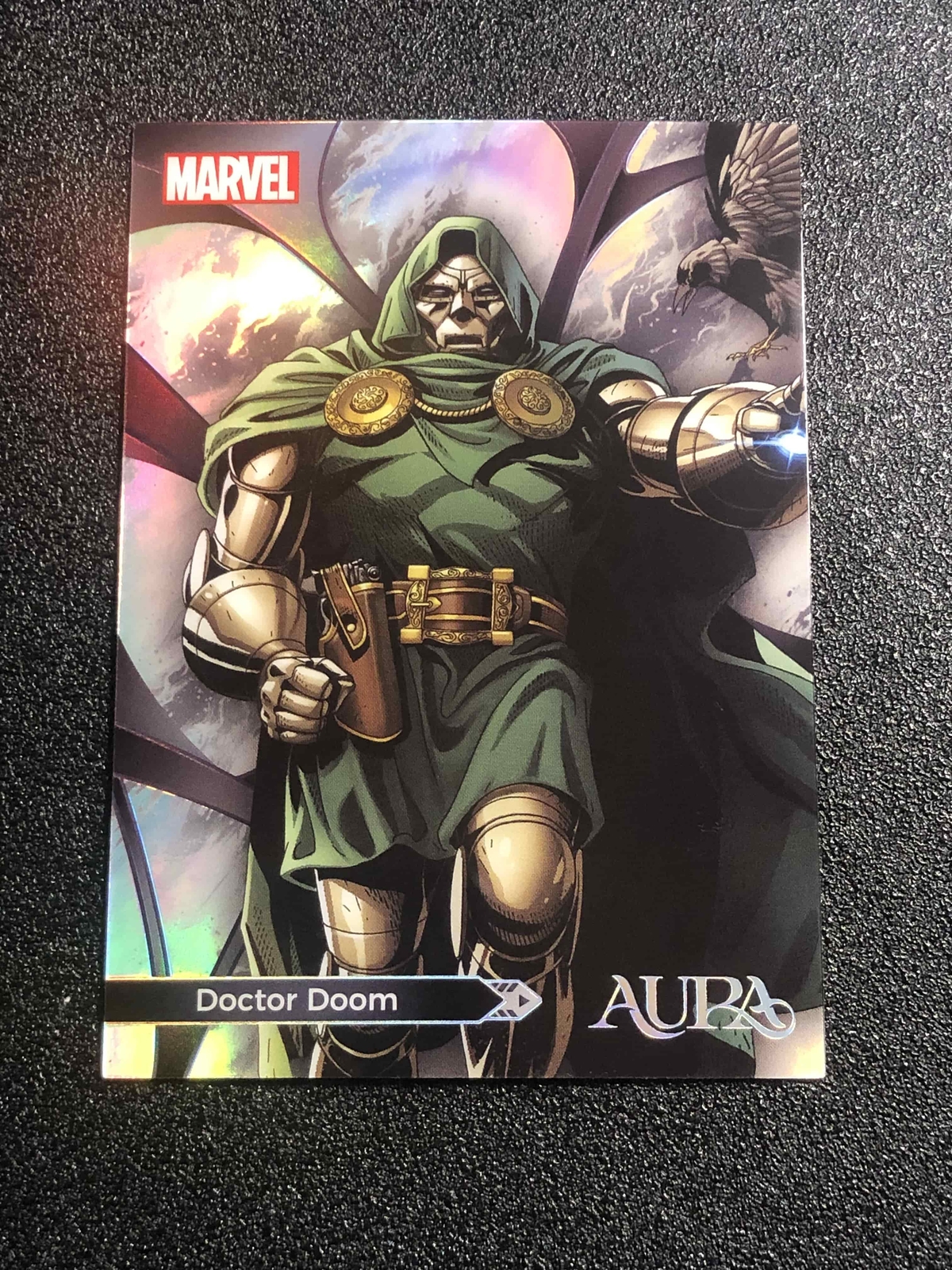 2025 Kakawow Aura Marvel Villains of Marvel Silver Refractor Doctor Doom