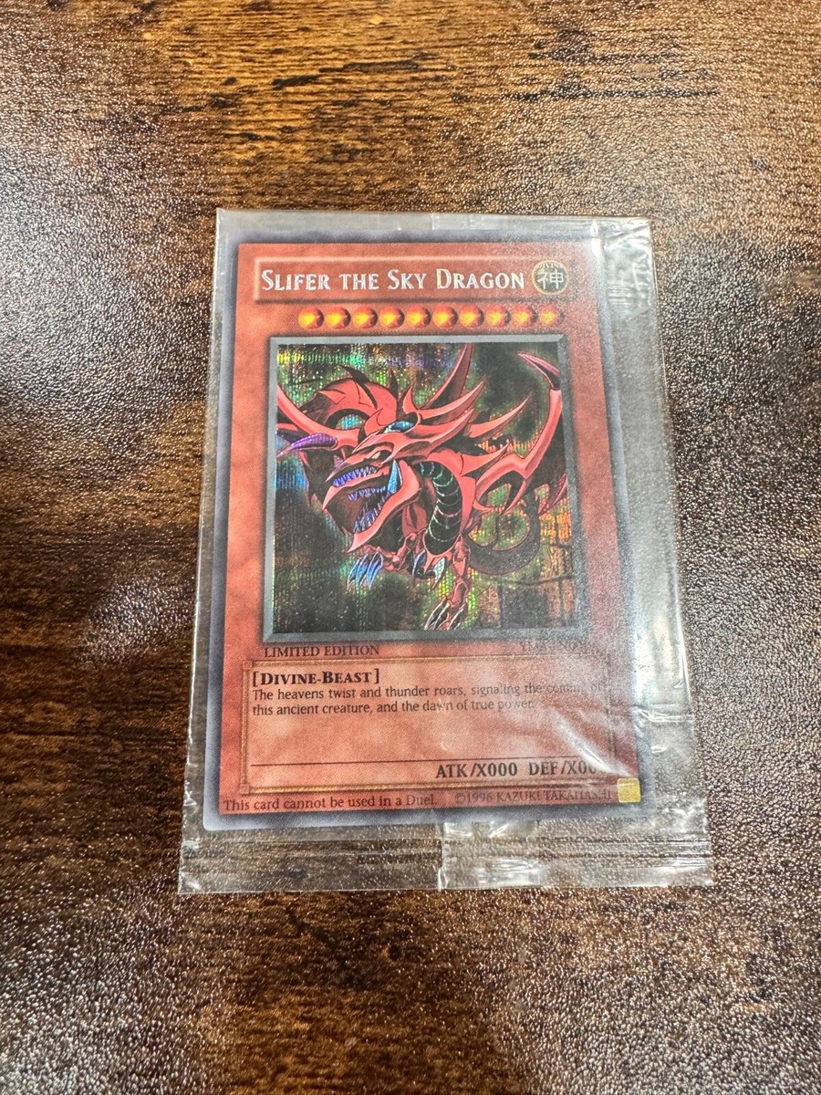 Yugioh Slifer The Sky Dragon YMA-EN001 Secret Rare Promo FACTORY