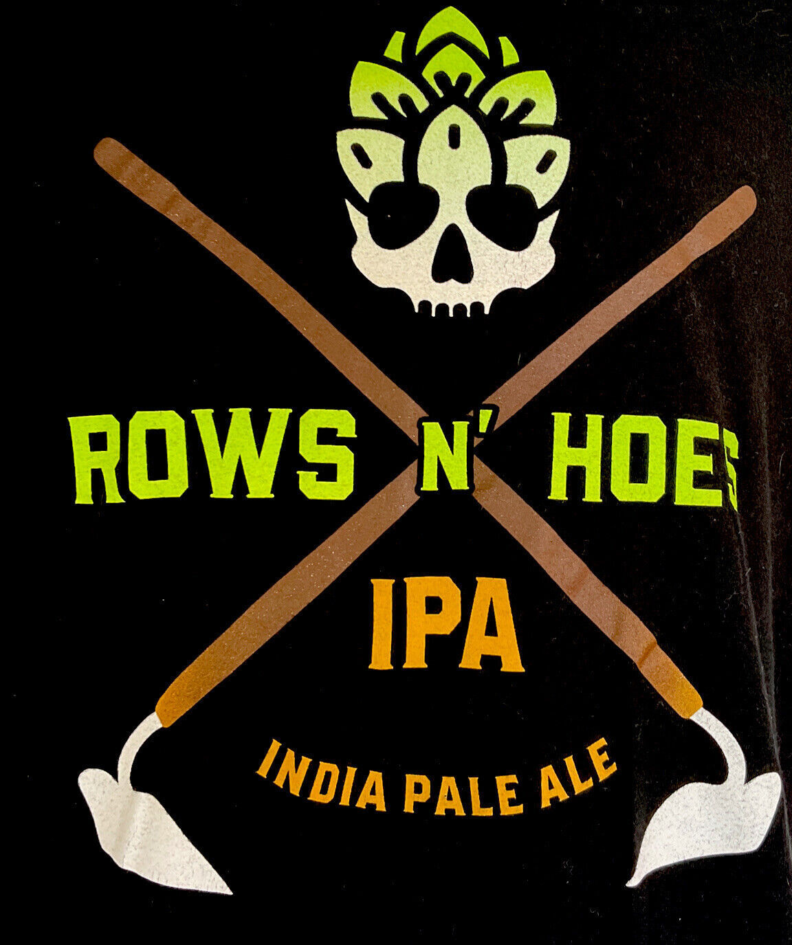 FILA T shirt Rows N' Hoes IPA JamesPort Farm Brewery taglia media