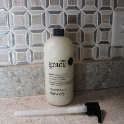 Sealed Philosophy Pure Grace Shampoo Bath & Shower Gel - 32oz With A Pump.