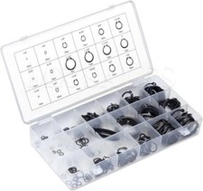 300pc Snap Ring Assortment Set External RETAINING SNAP HOOK RING