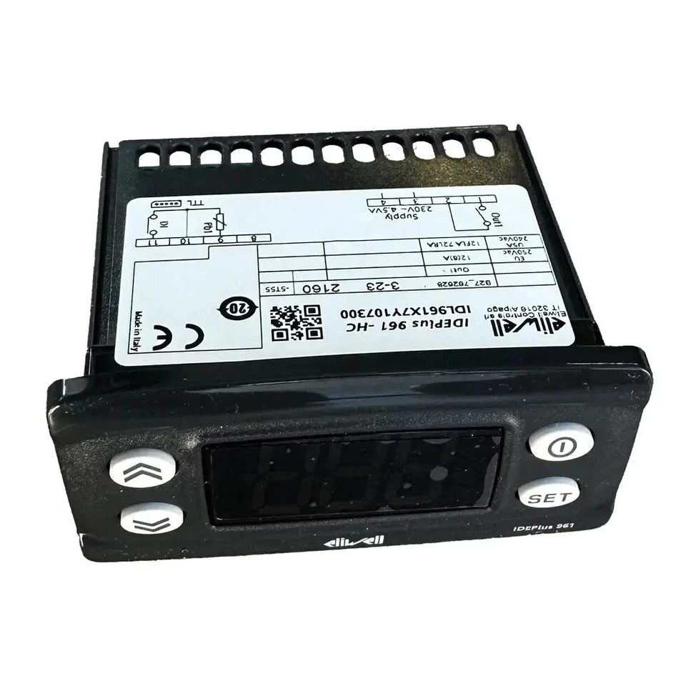 CONTROLLORE TERMOSTATO ELETTRONICO TEMPERATURA PER UNITÀ REFRIGERANTI DA 230V - Immagine 2 di 4