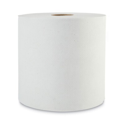 Boardwalk 17GREEN 8 in. x 800 ft. Universal Roll Towels - White (6 Rolls/CT) New