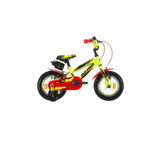 BICI ATALA 12" MTB BUNNY BOY 1 VELOCITA' GIALLO FLUO ROSSO PER BAMBINO