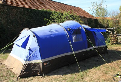 Hi Gear Zenobia Nightfall Tent Porch Large 6-Berth Tunnel Tent Hi