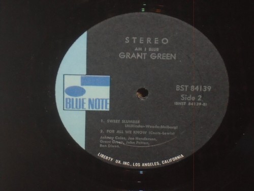 Grant Green Am I Blue stereo Blue Note 84139 Joe Henderson Johnny Coles VG+ - Picture 3 of 4