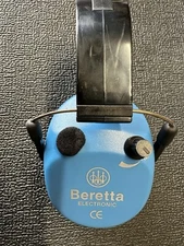 Beretta Electronic CE Adjustable Ear Muffs, Blue