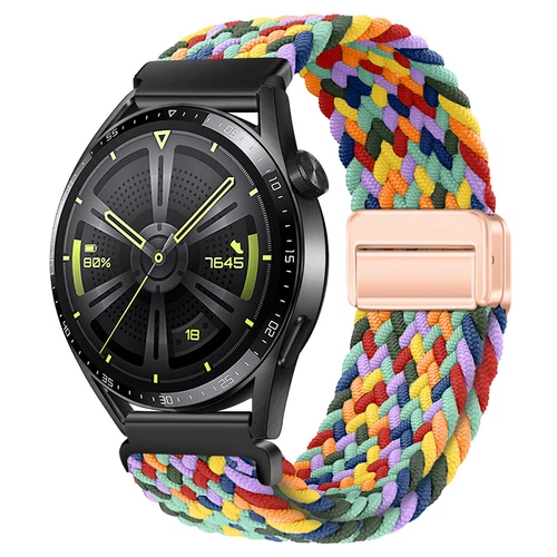 Correa de reloj de pulsera magnética de nailon trenzado de 18 mm 20 mm 22 mm correa de liberación rápida - Imagen 43 de 169