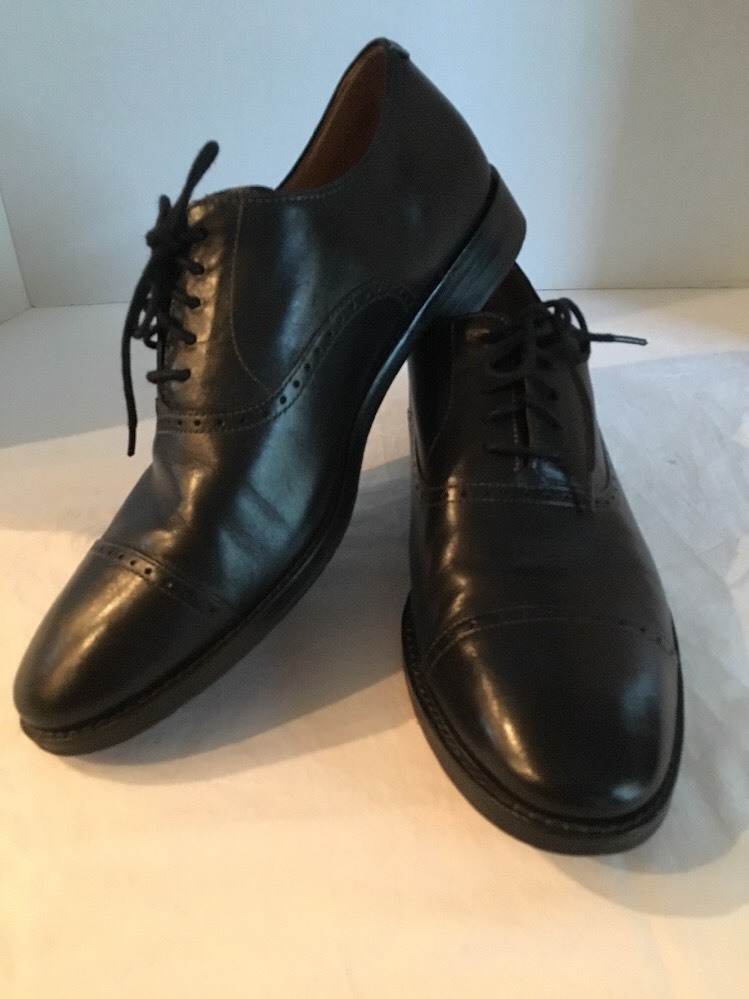 Cole Haan Black Cambridge Cap Toe Leather Oxfords C12913  display picture 1
