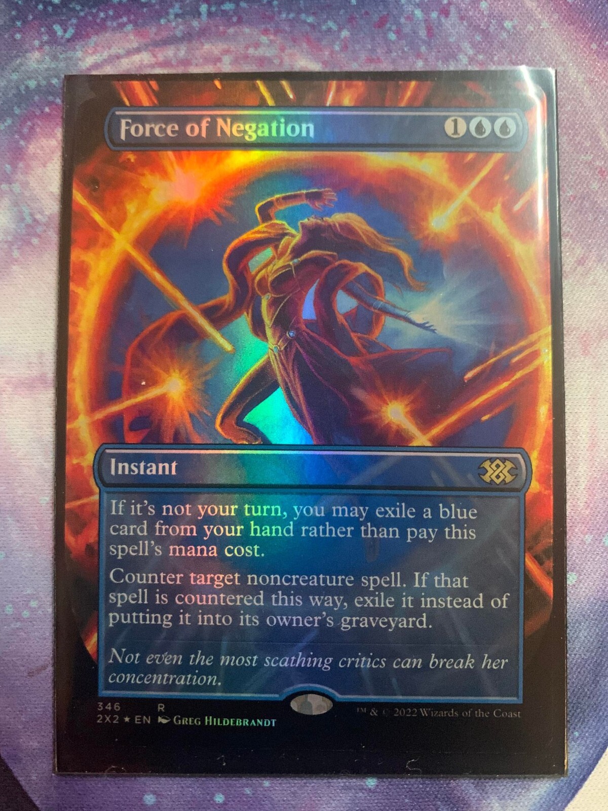 MTG Force of Negation (2X2) Borderless Foil Rare Pack Fresh eBay