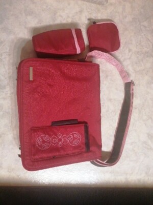 Esprit Schöne große Wickeltasche Rot/Rosa Windeltasche Baby + Zubehör