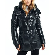 Sam New York Soho Mid-length Puffer In Jet Size S