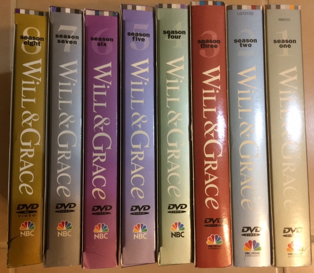 Will and Grace 1-8 The Complete Series Set seasons 1 2 3 4 5 6 7 8