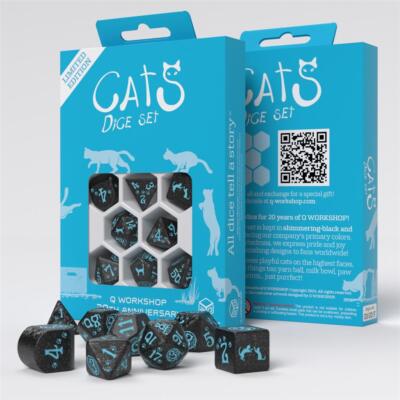 Cats Dice Set: 20th Anniversary (Set aus 7 Würfeln)