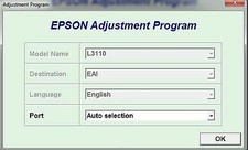reset ink level epson l3110