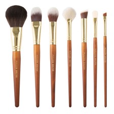 Fuller Brush 7-Piece Professional Cosmetic Brush Set With Case - Travel Kit Brus