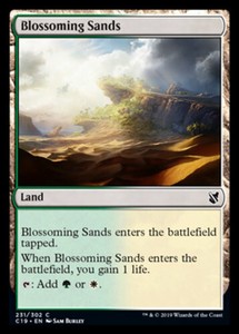 Blossoming Sands x4 - Commander 2019 - NM-Mint, English - Commander 2019