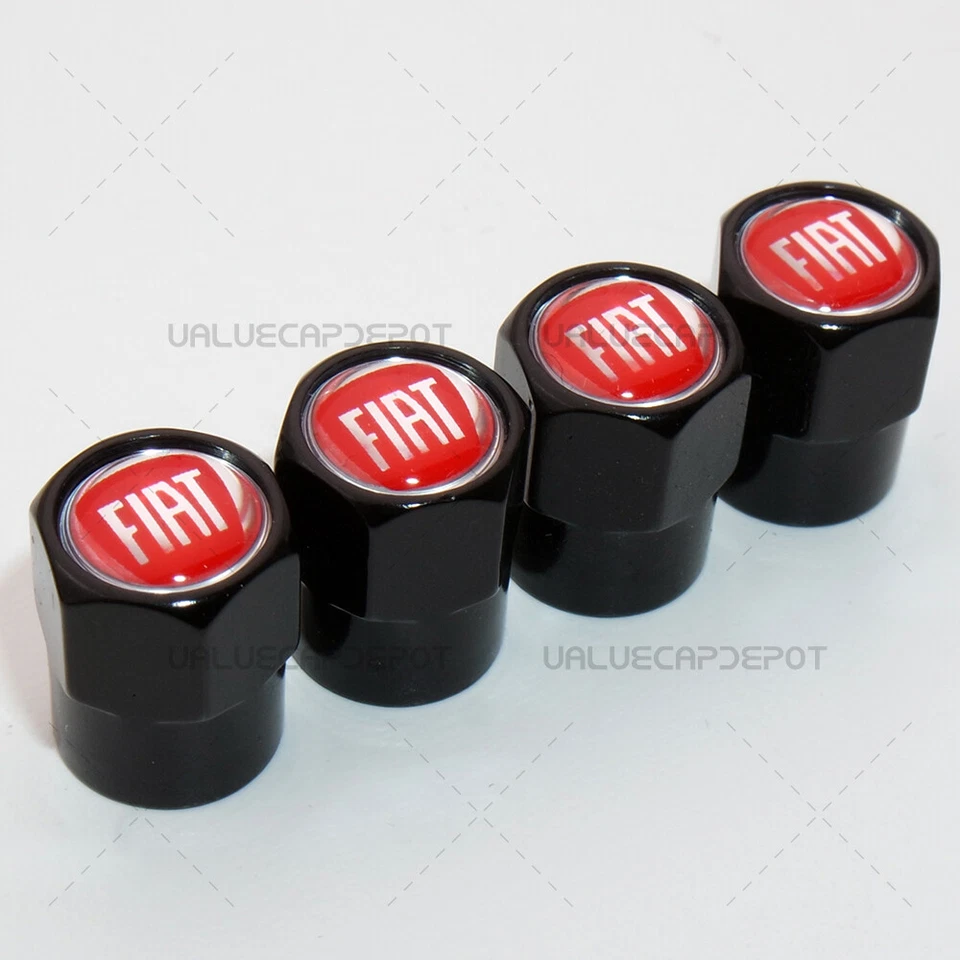 Шестигранная форма логотип Fiat эмблема колеса шины воздушные клапаны колпачки стержень пылезащитный чехол Sport - Изображение 2 из 4