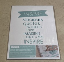 Kiki K Inspiring Quotes And Words Sticker Booklet New In Plastic Great Gift DIY