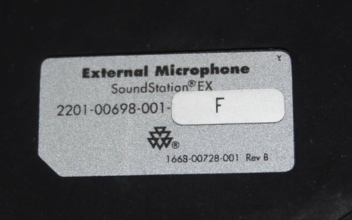 Polycom Soundstation EX Conference Phone 2201-00696 + Wall Module & Ext Mic 0069 - Picture 6 of 6