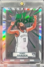 2020-21 Clearly Donruss James Harden My House Green Holo Acetate /25 SSP