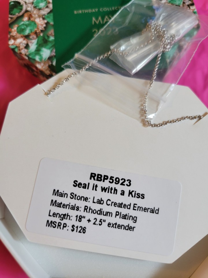 Bomb Party May 2023 Necklace Seal It With A Kiss 5923 | eBay