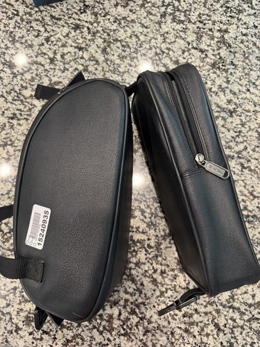 Vtg Sony HandyCam BAG Case Leather Hi-8 Video Camcorder Vision Black Camera Bag - Picture 9 of 23