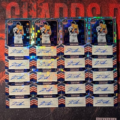 X20 2026 Panini Stars & Stripes Prism JASON DECARO Silver Pandora Auto /225  