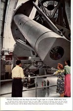 Vintage Palomar Telescope Print - Rare 1949 Astronomy Art