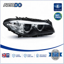 HEADLIGHT DRIVER RIGHT SIDE BMW 5 Series F10 F11 LCI 2013-2016 SALOON ESTATE RHD