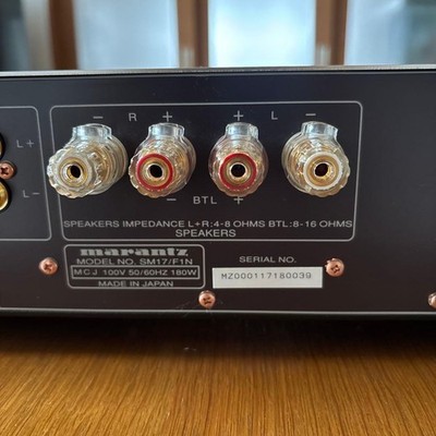 Marantz SM-17SA Power Amplifier with KRELL Power Cable USED